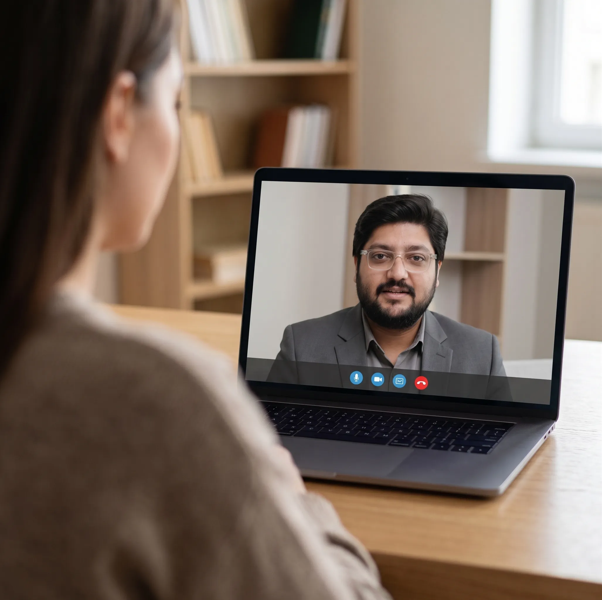 Zahid Sohail during a professional counseling session
